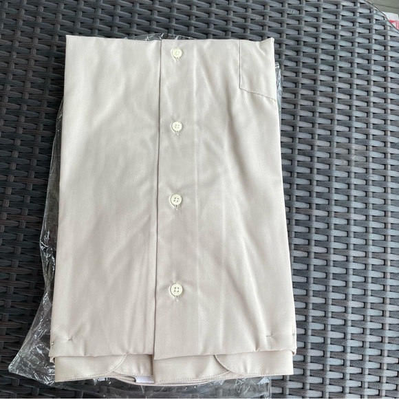 VanHeusen Poplin Button Up Dress Shirt Size 18 34/35 (NWT) - Picture 5 of 8